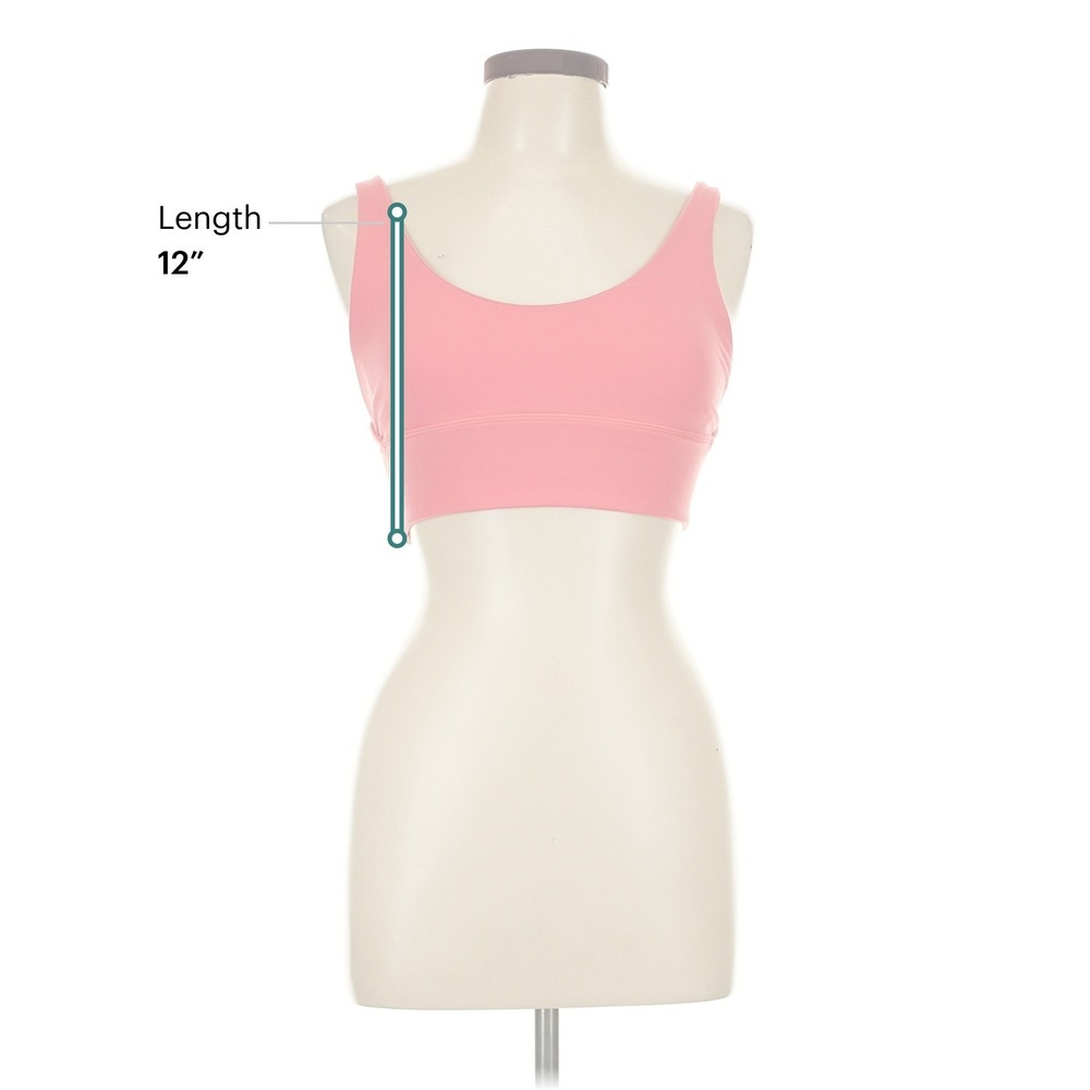 Lululemon Align Reversible Bra Light Support Nulu Coral Pink Size 10 LW2CYOS - Picture 6 of 14